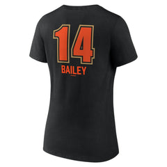 Patrick Bailey San Francisco Giants Women's Name & Number Fastball V-Neck T-Shirt | MLB On Sale