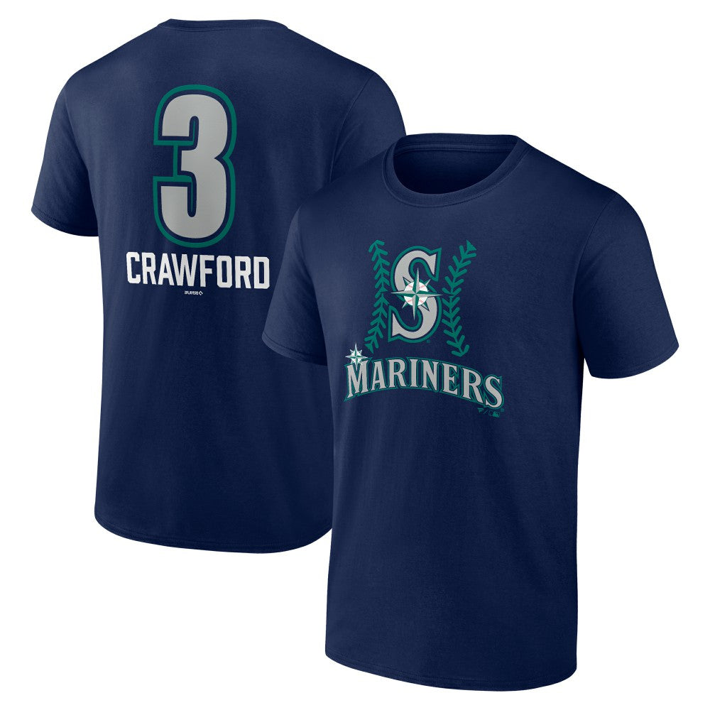 J.P. Crawford Seattle Mariners Name & Number Fastball T-Shirt | MLB Discount