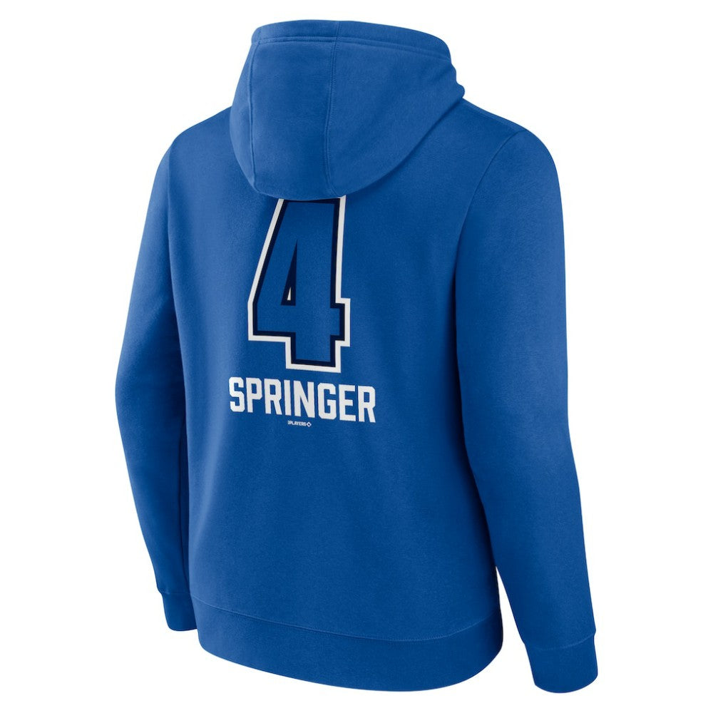 George Springer Toronto Blue Jays Name & Number Fastball Pullover Hoodie | MLB Online
