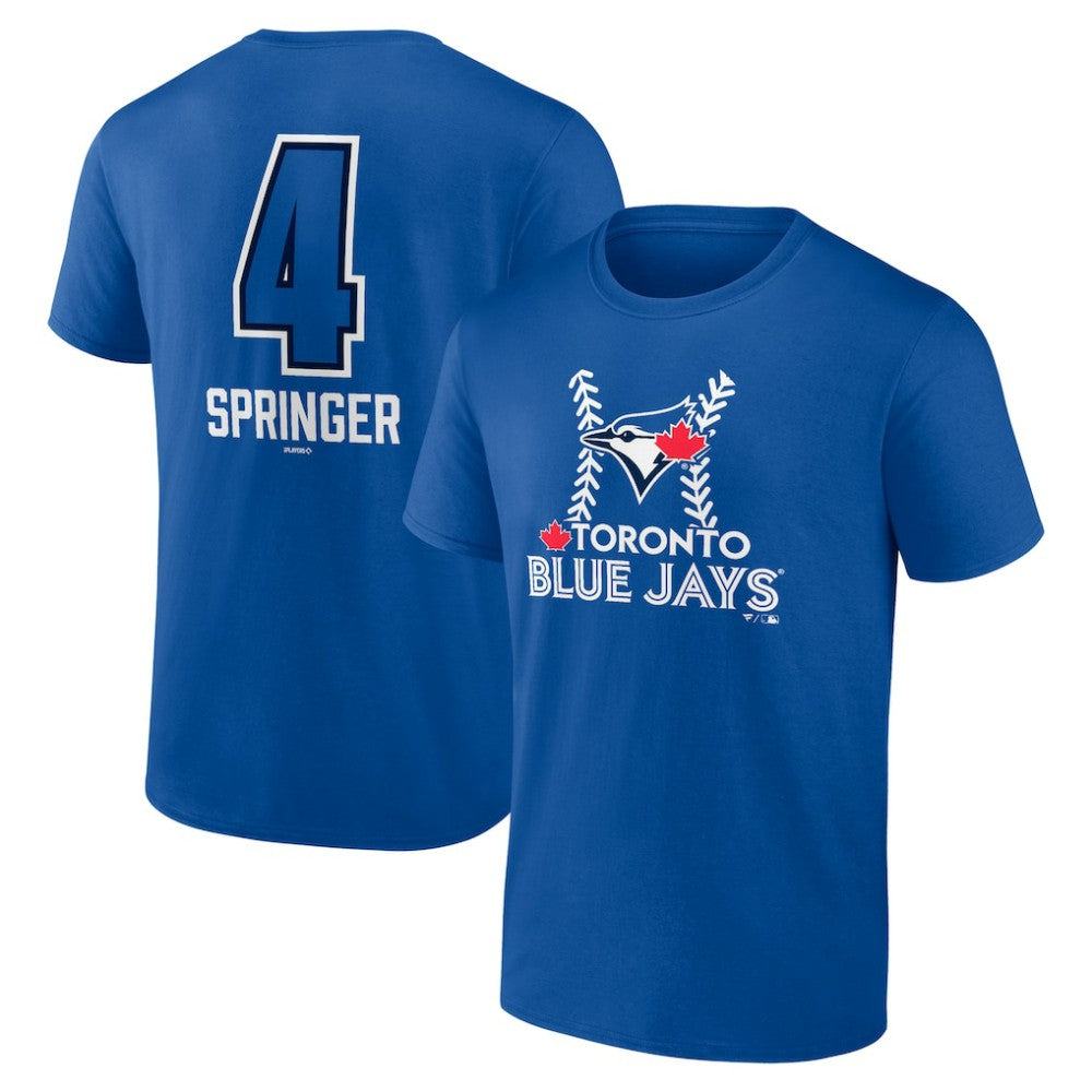 George Springer Toronto Blue Jays Name & Number Fastball T-Shirt | MLB Online