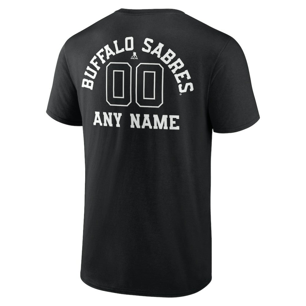 Buffalo Sabres Personalized Name & Number Monochrome T-Shirt Outlet