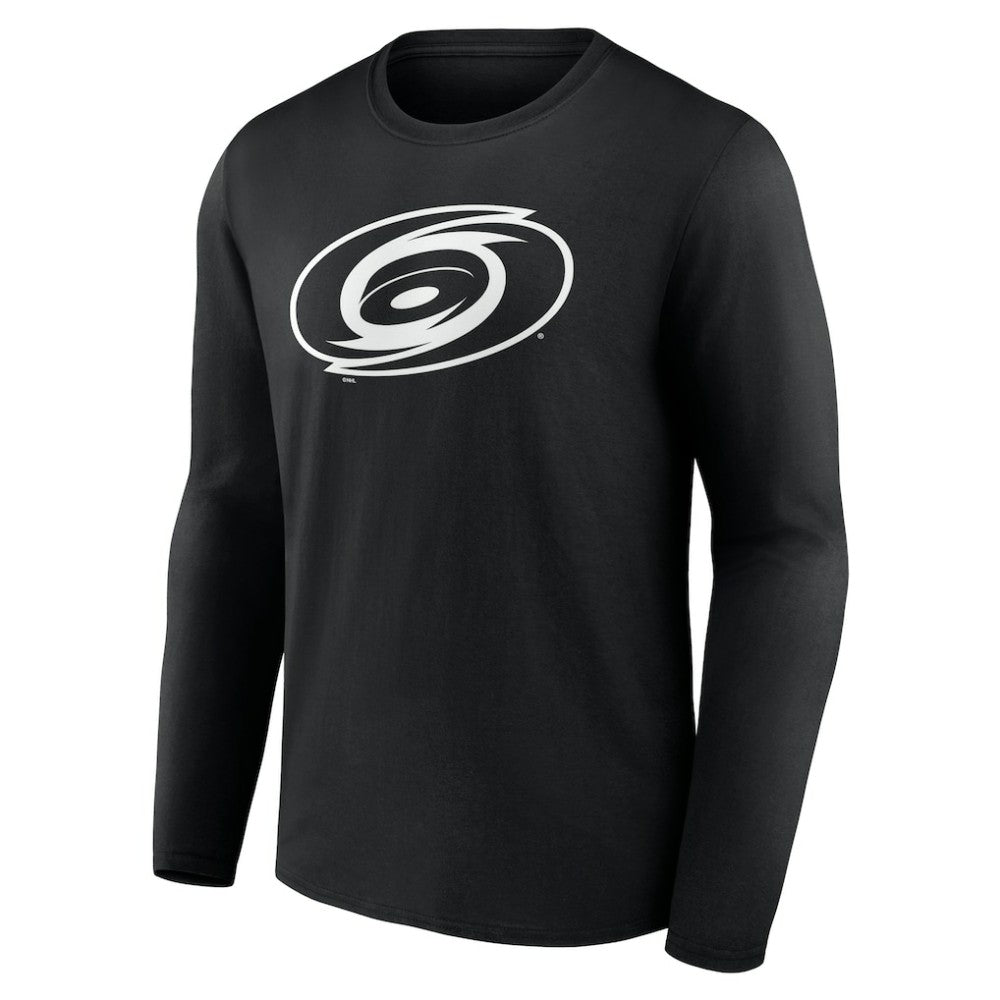 Carolina Hurricanes Personalized Name & Number Monochrome Long Sleeve T-Shirt On Sale