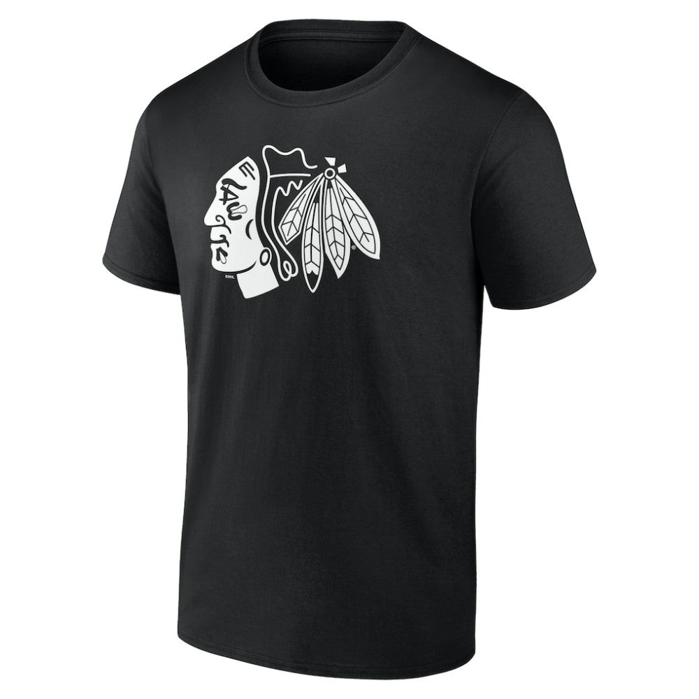 Chicago Blackhawks Personalized Name & Number Monochrome T-Shirt Discount