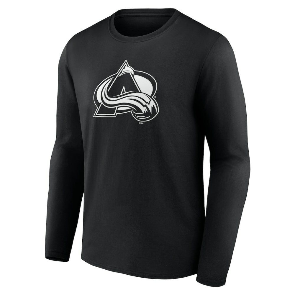 Colorado Avalanche Personalized Name & Number Monochrome Long Sleeve T-Shirt Discount