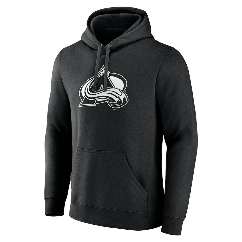 Colorado Avalanche Personalized Name & Number Monochrome Pullover Hoodie On Sale