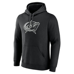 Columbus Blue Jackets Personalized Name & Number Monochrome Pullover Hoodie Discount