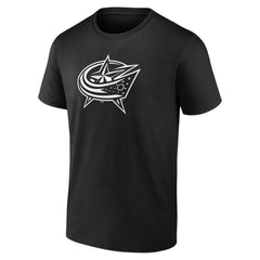 Columbus Blue Jackets Personalized Name & Number Monochrome T-Shirt Sale