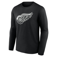 Detroit Red Wings Personalized Name & Number Monochrome Long Sleeve T-Shirt Sale