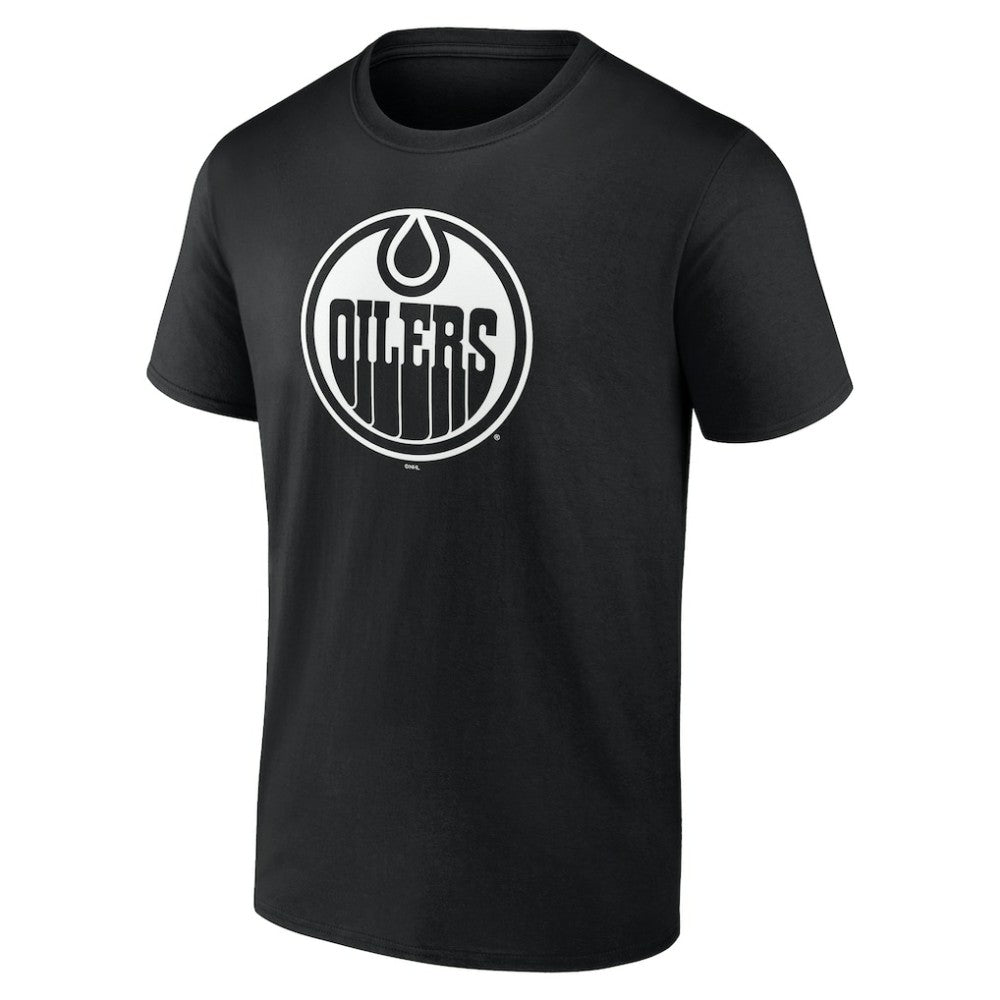 Edmonton Oilers Personalized Name & Number Monochrome T-Shirt Discount