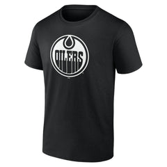 Edmonton Oilers Personalized Name & Number Monochrome T-Shirt Discount
