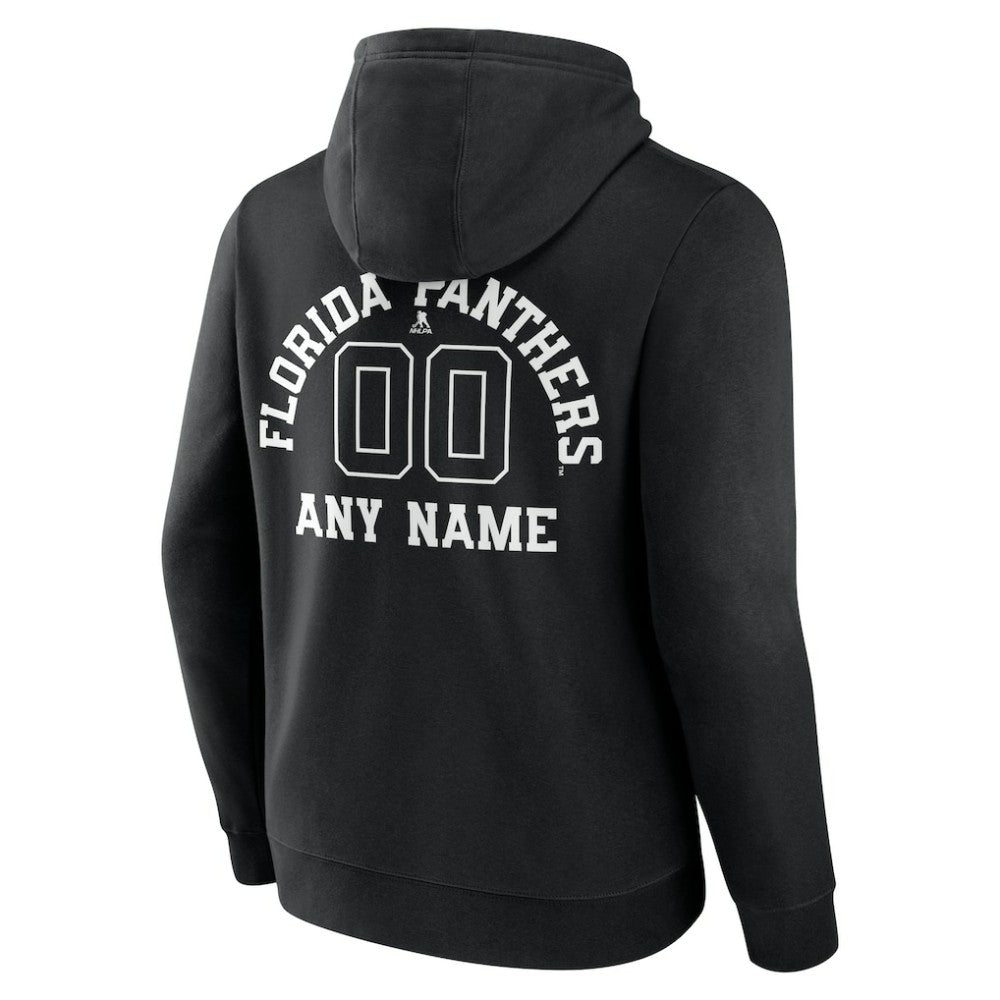Florida Panthers Personalized Name & Number Monochrome Pullover Hoodie On Sale