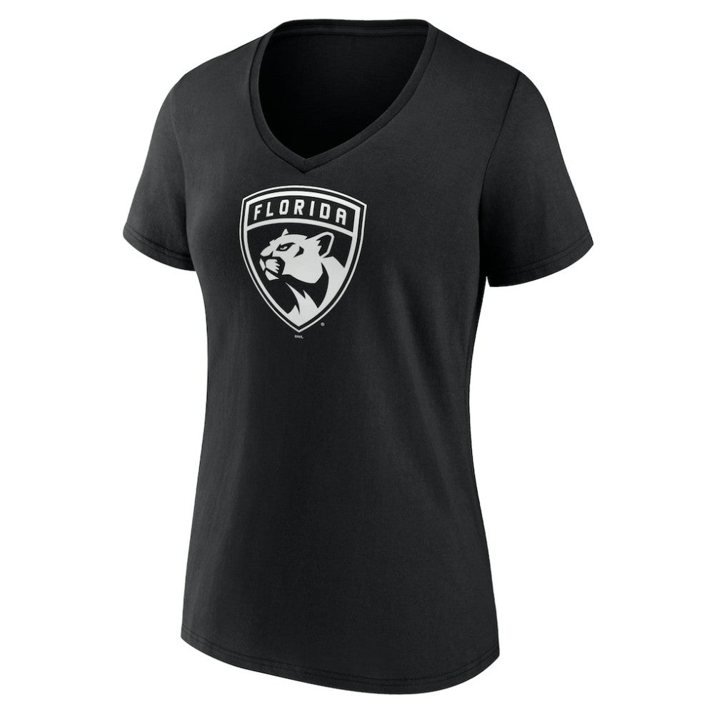 Florida Panthers Women's Personalized Name & Number Monochrome V-Neck T-Shirt Online