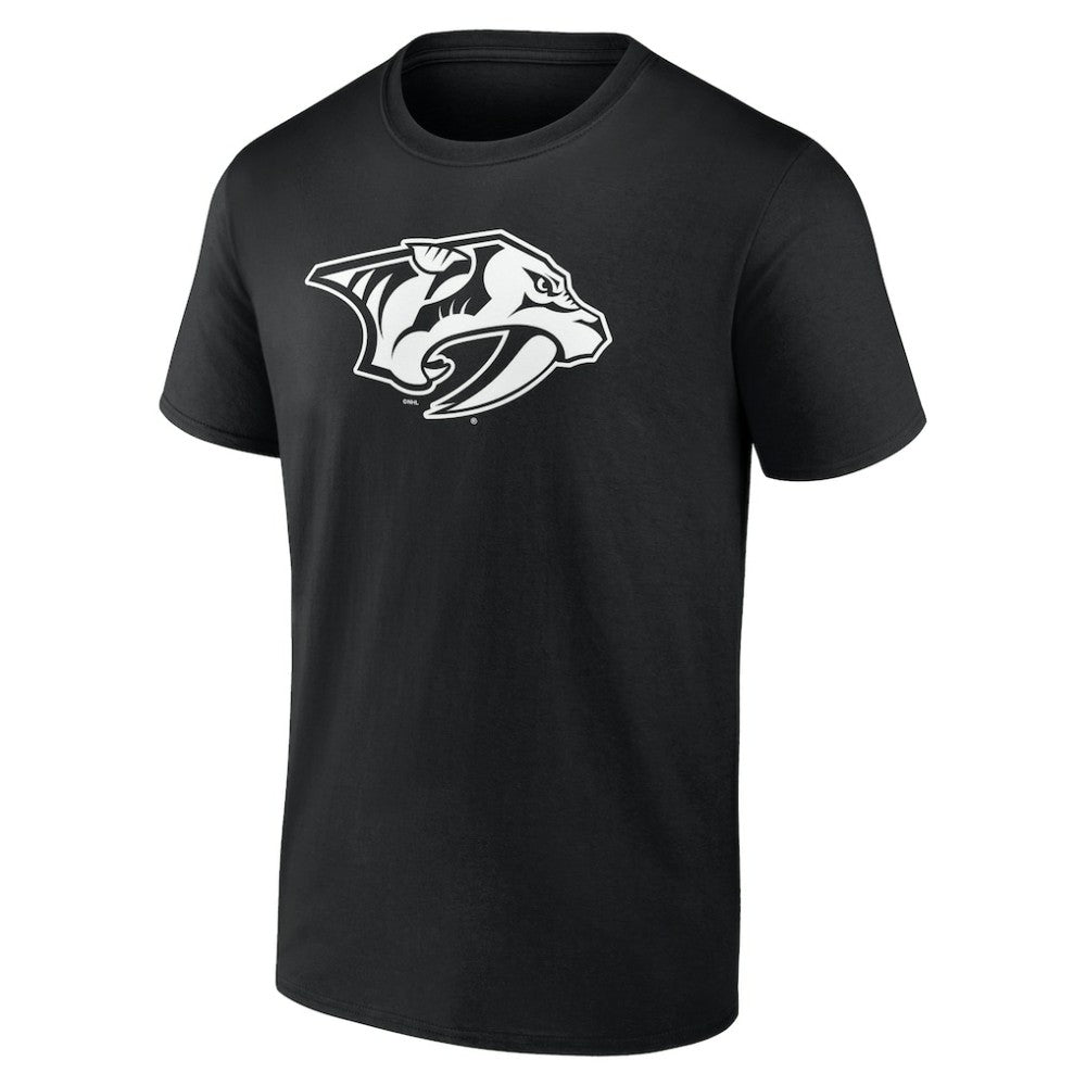 Nashville Predators Personalized Name & Number Monochrome T-Shirt On Sale