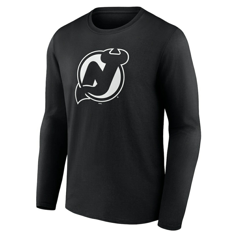New Jersey Devils Personalized Name & Number Monochrome Long Sleeve T-Shirt Discount