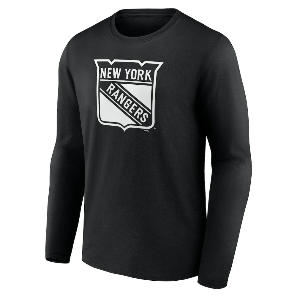 New York Rangers Personalized Name & Number Monochrome Long Sleeve T-Shirt Online