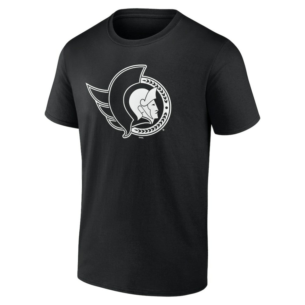 Ottawa Senators Personalized Name & Number Monochrome T-Shirt Outlet