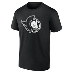 Ottawa Senators Personalized Name & Number Monochrome T-Shirt Outlet
