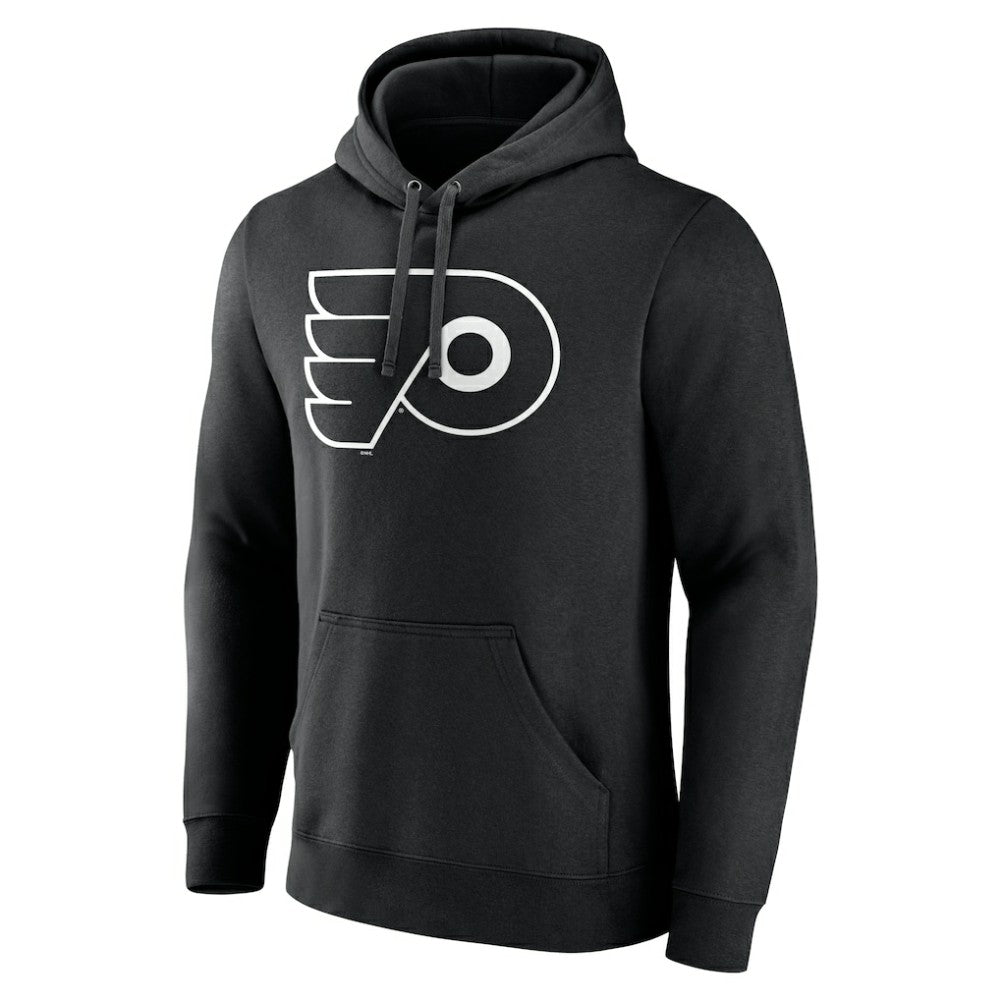 Philadelphia Flyers Personalized Name & Number Monochrome Pullover Hoodie For Sale