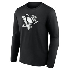 Pittsburgh Penguins Personalized Name & Number Monochrome Long Sleeve T-Shirt Discount