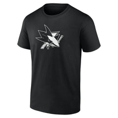 San Jose Sharks Personalized Name & Number Monochrome T-Shirt Discount