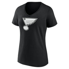 St. Louis Blues Women's Personalized Name & Number Monochrome V-Neck T-Shirt Discount