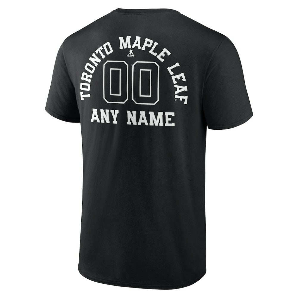 Toronto Maple Leafs Personalized Name & Number Monochrome T-Shirt Discount