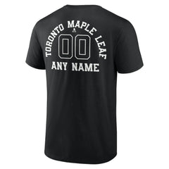 Toronto Maple Leafs Personalized Name & Number Monochrome T-Shirt Discount