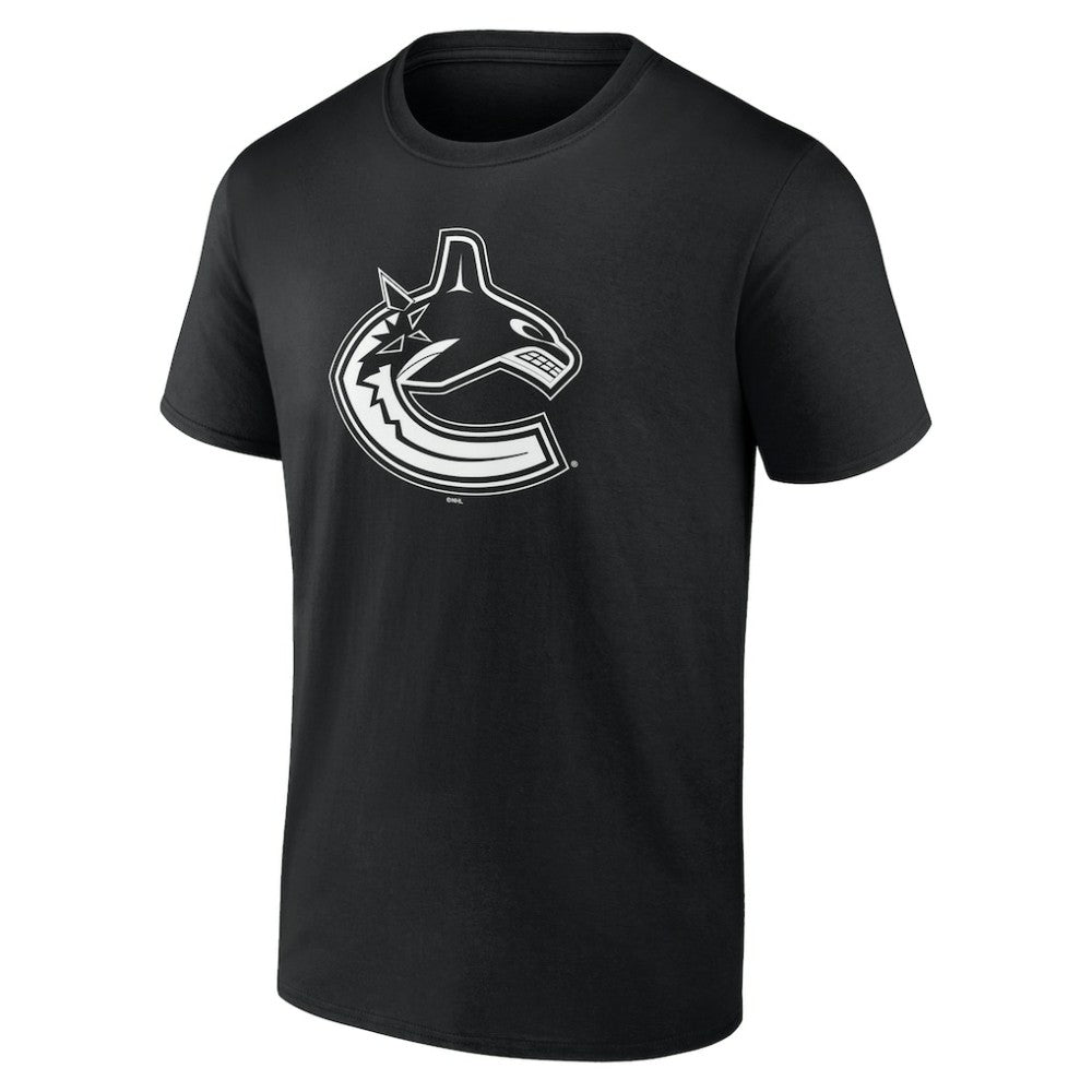 Vancouver Canucks Personalized Name & Number Monochrome T-Shirt Sale