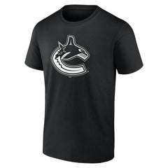 Vancouver Canucks Personalized Name & Number Monochrome T-Shirt Sale