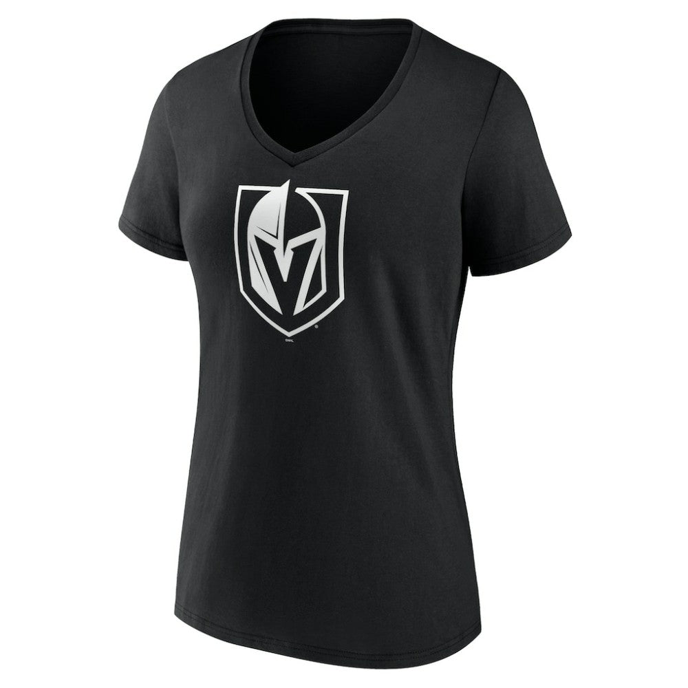 Vegas Golden Knights Women's Personalized Name & Number Monochrome V-Neck T-Shirt For Sale