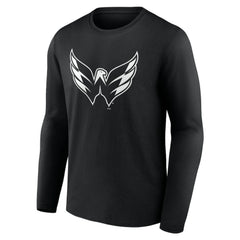 Washington Capitals Personalized Name & Number Monochrome Long Sleeve T-Shirt Discount