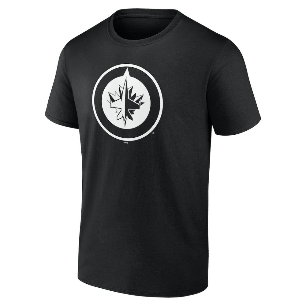 Winnipeg Jets Personalized Name & Number Monochrome T-Shirt On Sale