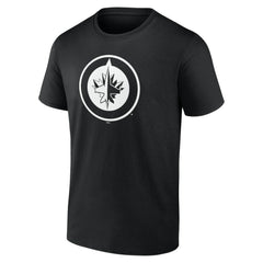 Winnipeg Jets Personalized Name & Number Monochrome T-Shirt On Sale