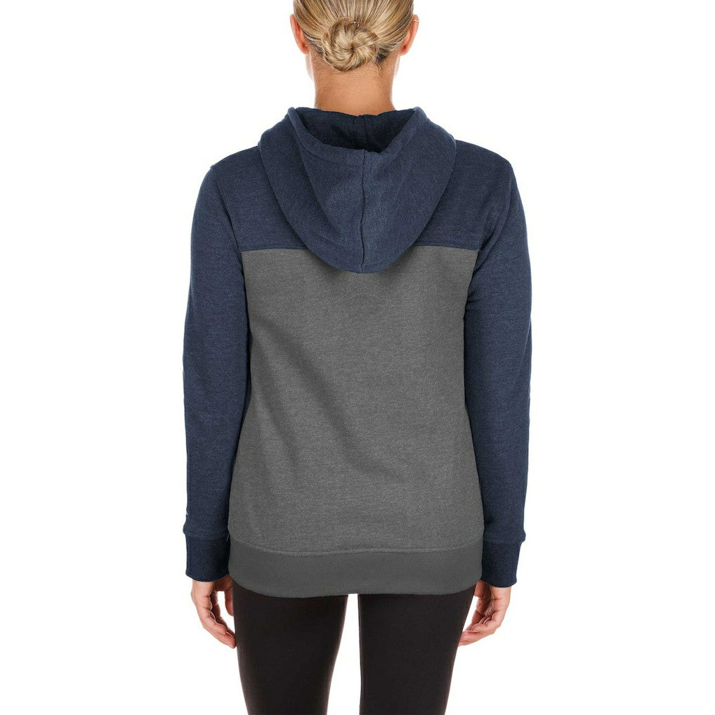 Dallas Cowboys New Era Women's Color-Block Full-Zip Hoodie