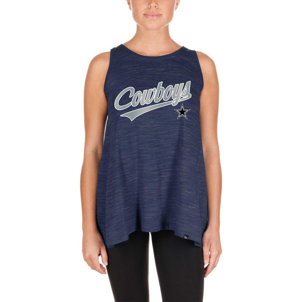 Dallas Cowboys New Era Women's Space-Dye Active Tank Top
