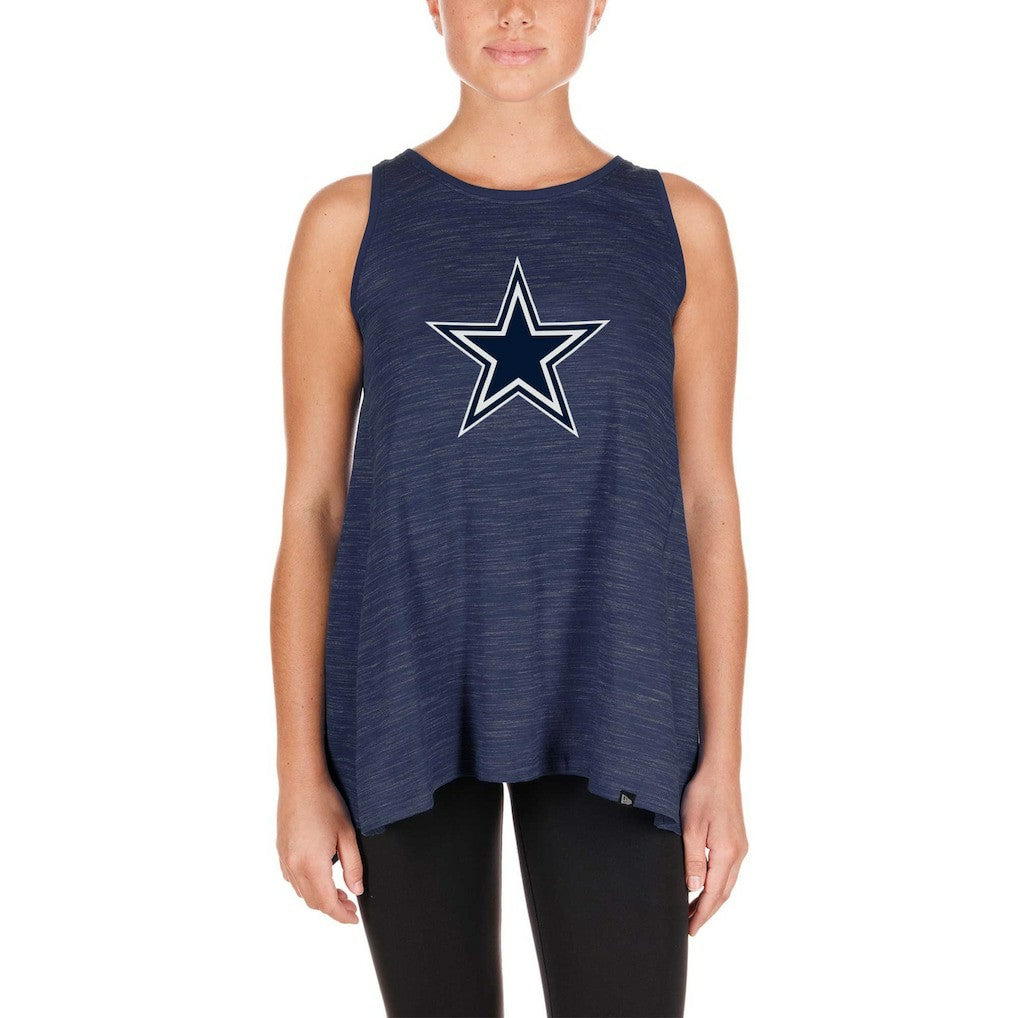 Dallas Cowboys New Era Women's Plus Size Space Dye Active Tank Top