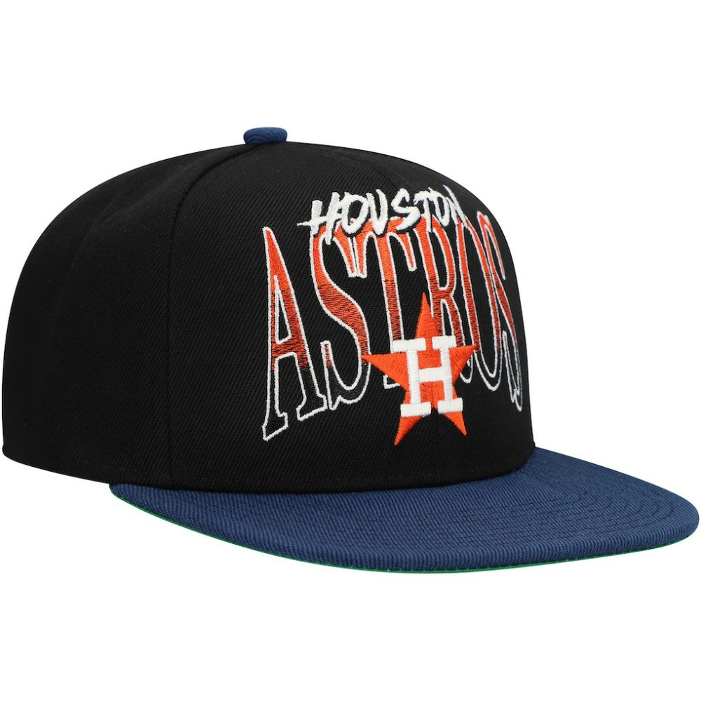 Houston Astros Mitchell & Ness Rise Up Snapback Hat | MLB On Sale