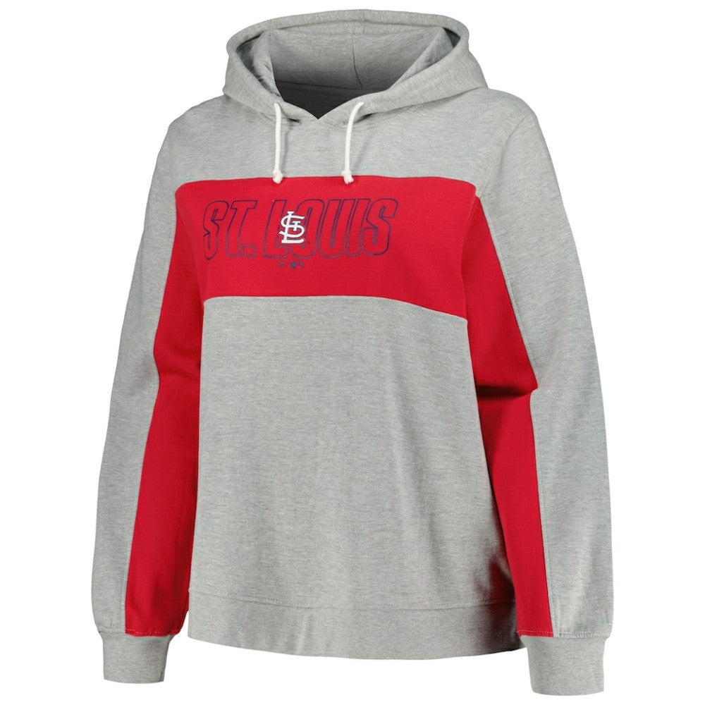 St. Louis Cardinals Profile Women's Plus Size Pullover Jersey Hoodie | MLB US