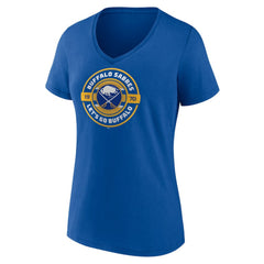 Buffalo Sabres Women's Native V-Neck T-Shirt For Sale