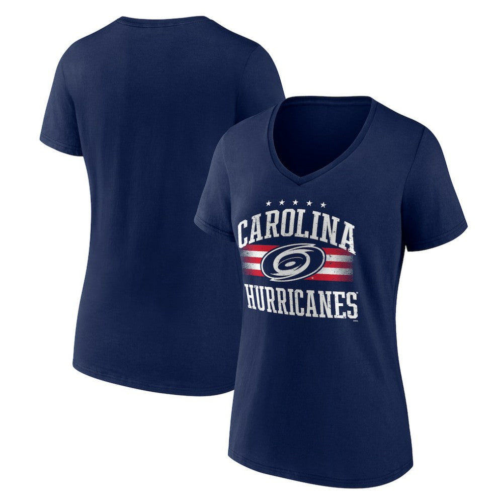Carolina Hurricanes Women's Americana Team V-Neck T-Shirt Online