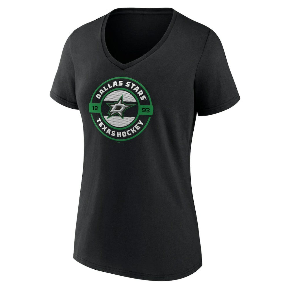 Dallas Stars Women's Native V-Neck T-Shirt On Sale