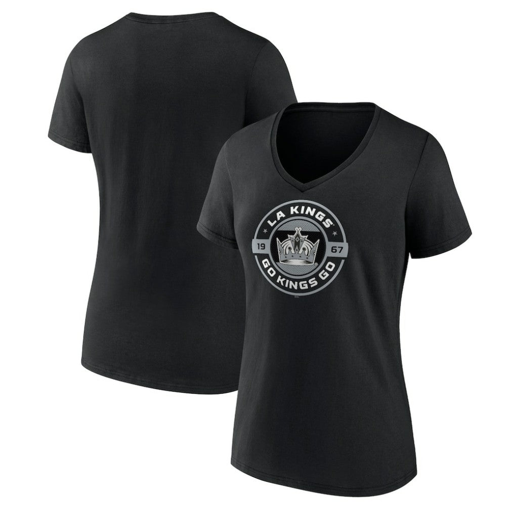 Los Angeles Kings Women's Native V-Neck T-Shirt On Sale
