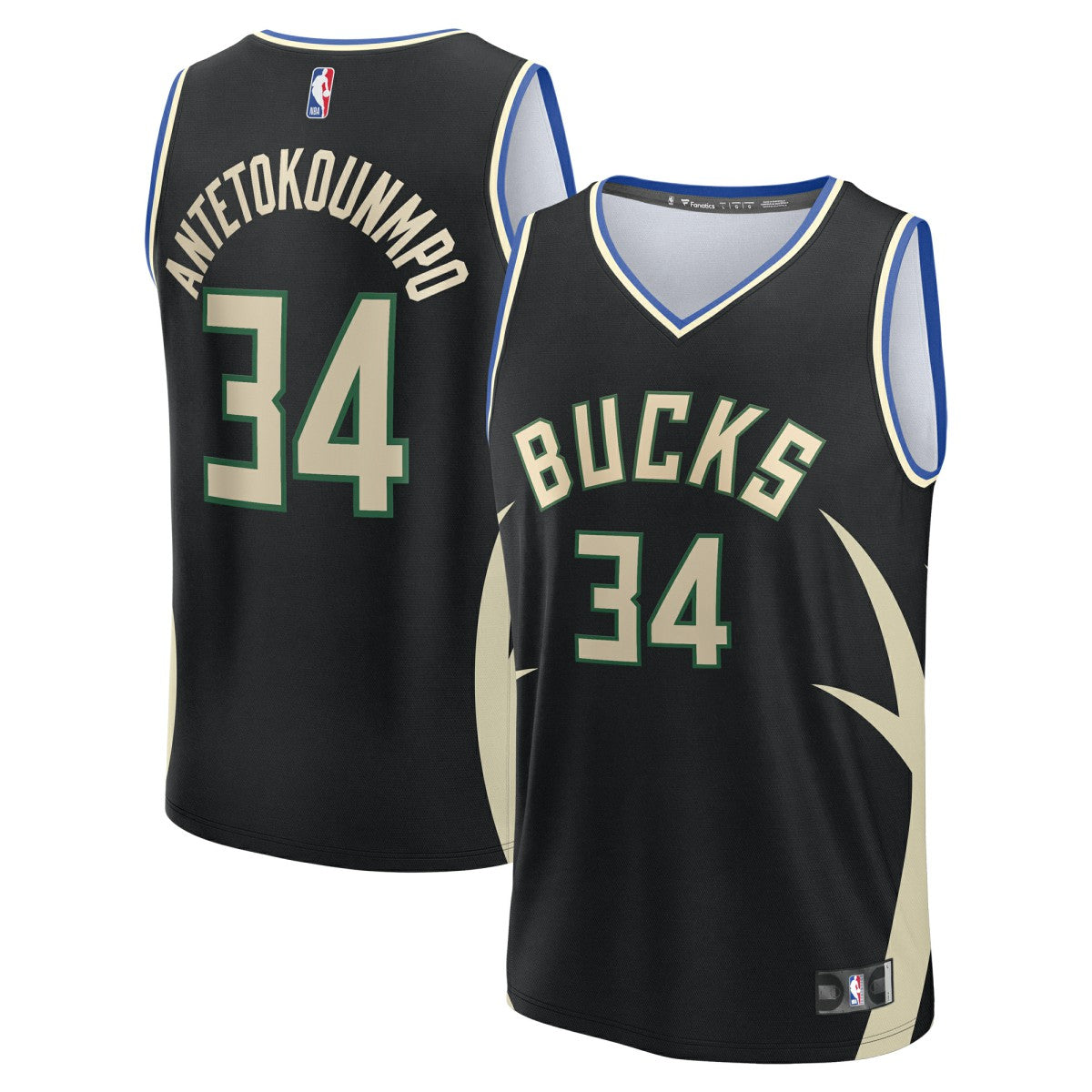 Giannis Antetokounmpo Milwaukee Bucks Fast Break Replica Player Jersey Discount
