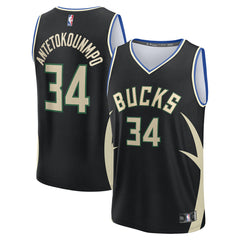 Giannis Antetokounmpo Milwaukee Bucks Fast Break Replica Player Jersey Discount