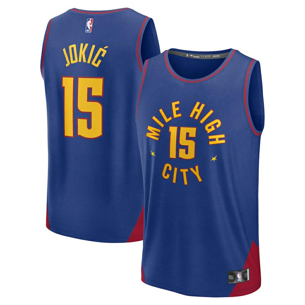Nikola Jokic Denver Nuggets Fast Break Replica Player Jersey sale New