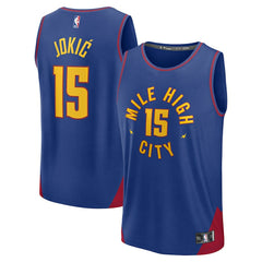 Nikola Jokic Denver Nuggets Fast Break Replica Player Jersey sale New