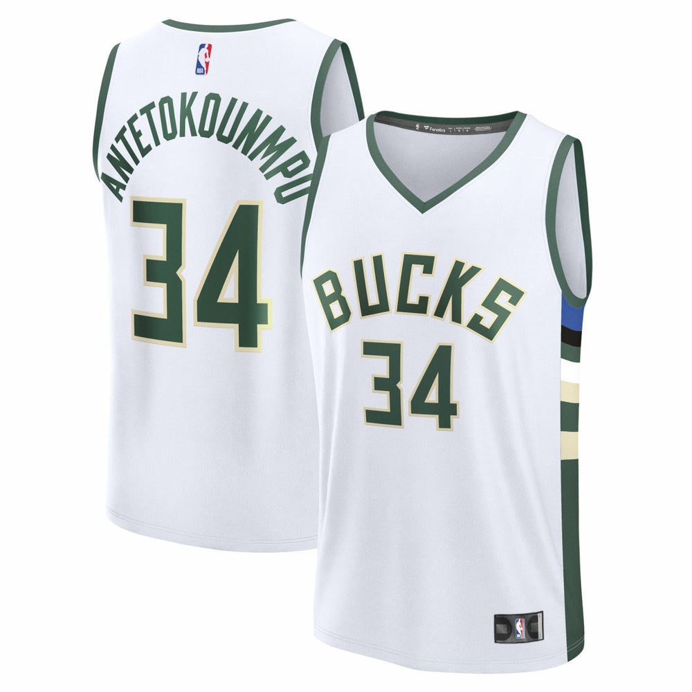 Giannis Antetokounmpo Milwaukee Bucks Youth Fast Break Replica Player Jersey Online