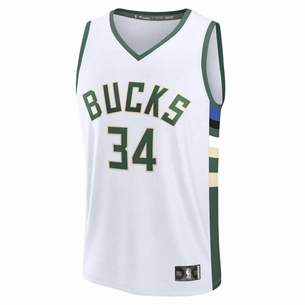Giannis Antetokounmpo Milwaukee Bucks Youth Fast Break Replica Player Jersey Online