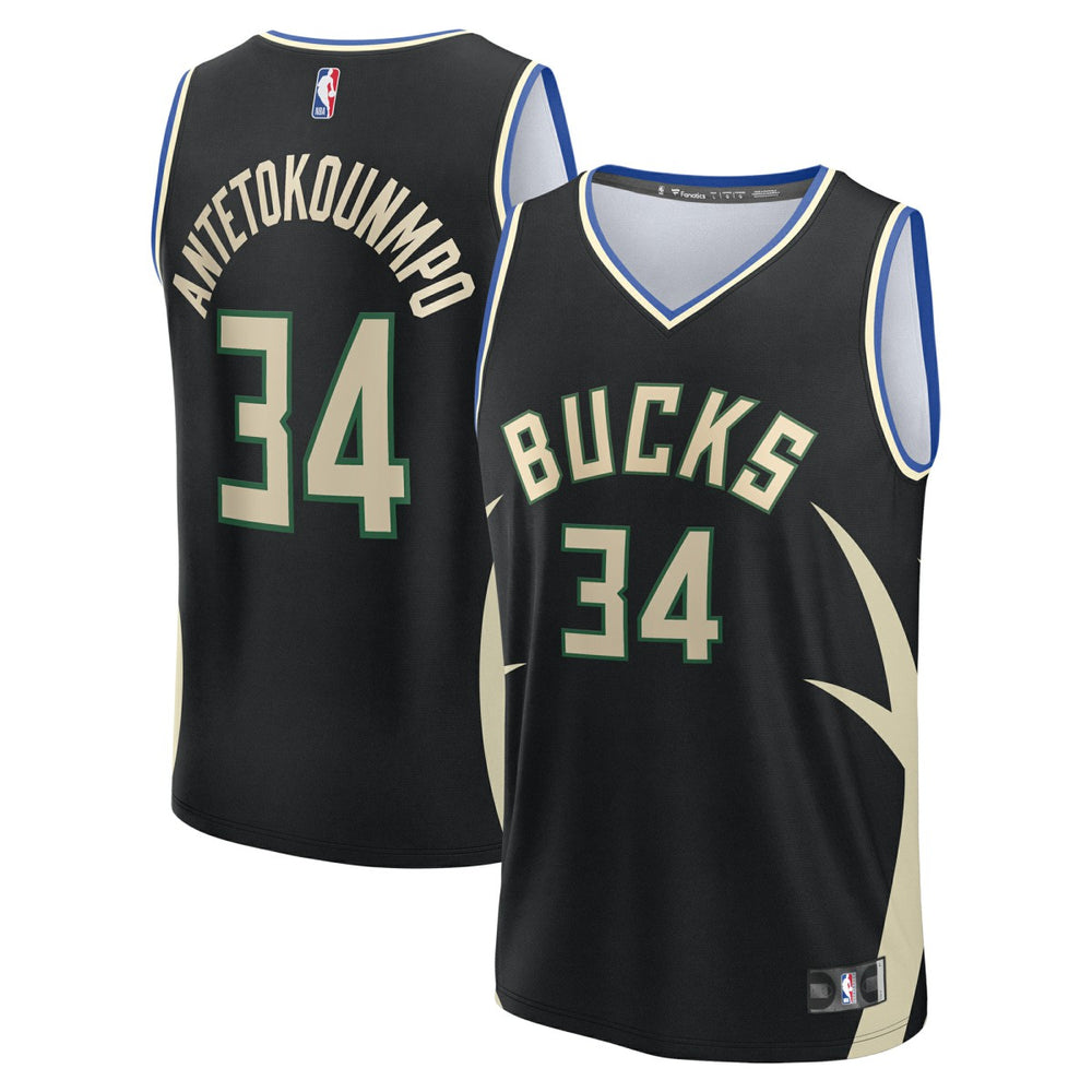 Giannis Antetokounmpo Milwaukee Bucks Youth Fast Break Replica Player Jersey Outlet