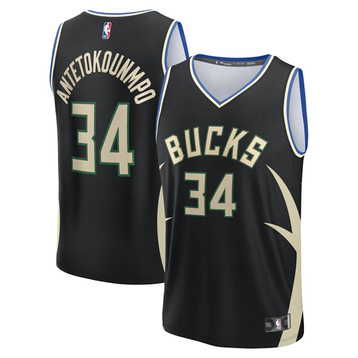 Giannis Antetokounmpo Milwaukee Bucks Youth Fast Break Replica Player Jersey Outlet